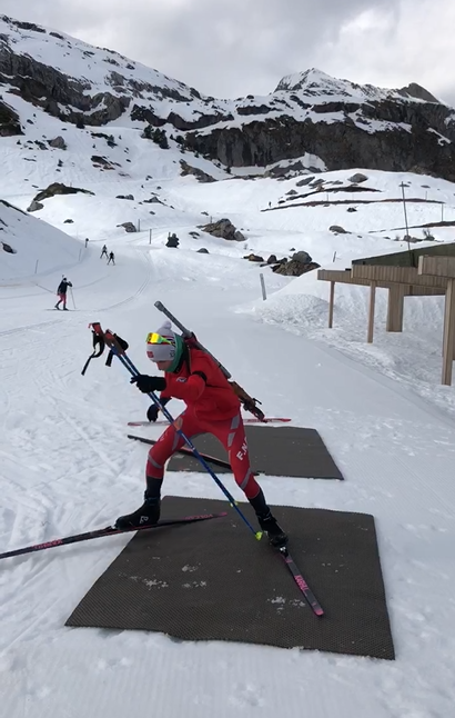 Concentración de año nuevo y primer test en nieve